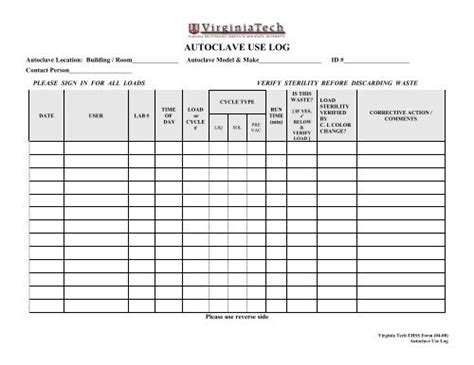 documentation of autoclave use|sterilization equipment autoclave.